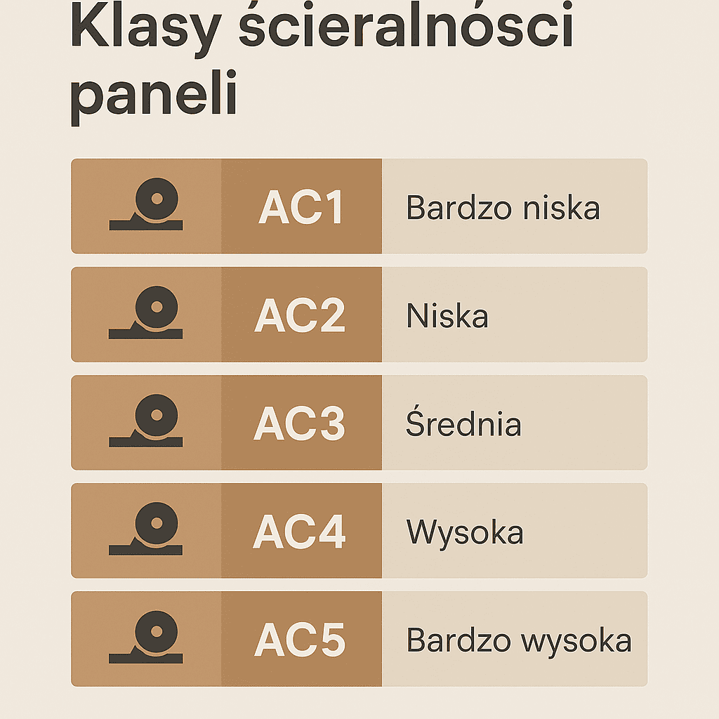 klasy ścieralności paneli